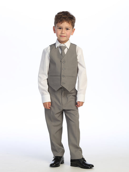 Tip Top Kids Little Boys Ink Blue Slim Fit Chaqueta Chaleco Pantalones Traje 2T-7